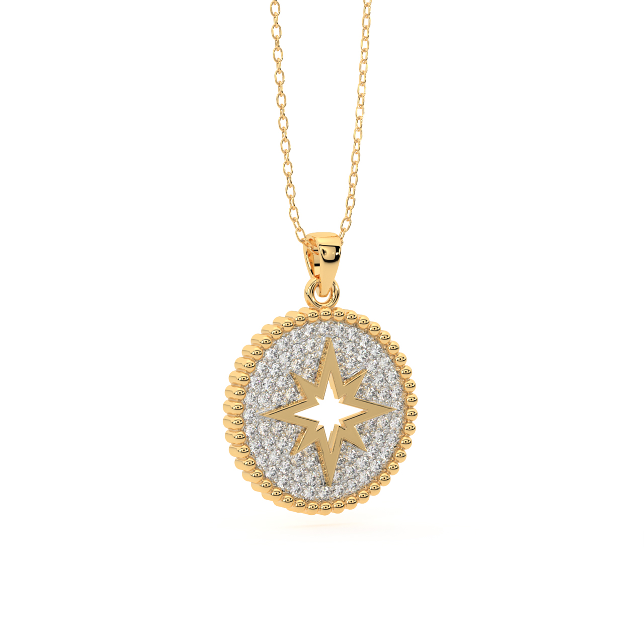 Star Shine Diamond Pendant